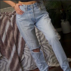 Levi’s 501 Vintage Distressed Denim